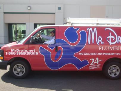 Mr.Drain Plumbing Van by Mr. Drain Plumbing of Walnut Creek